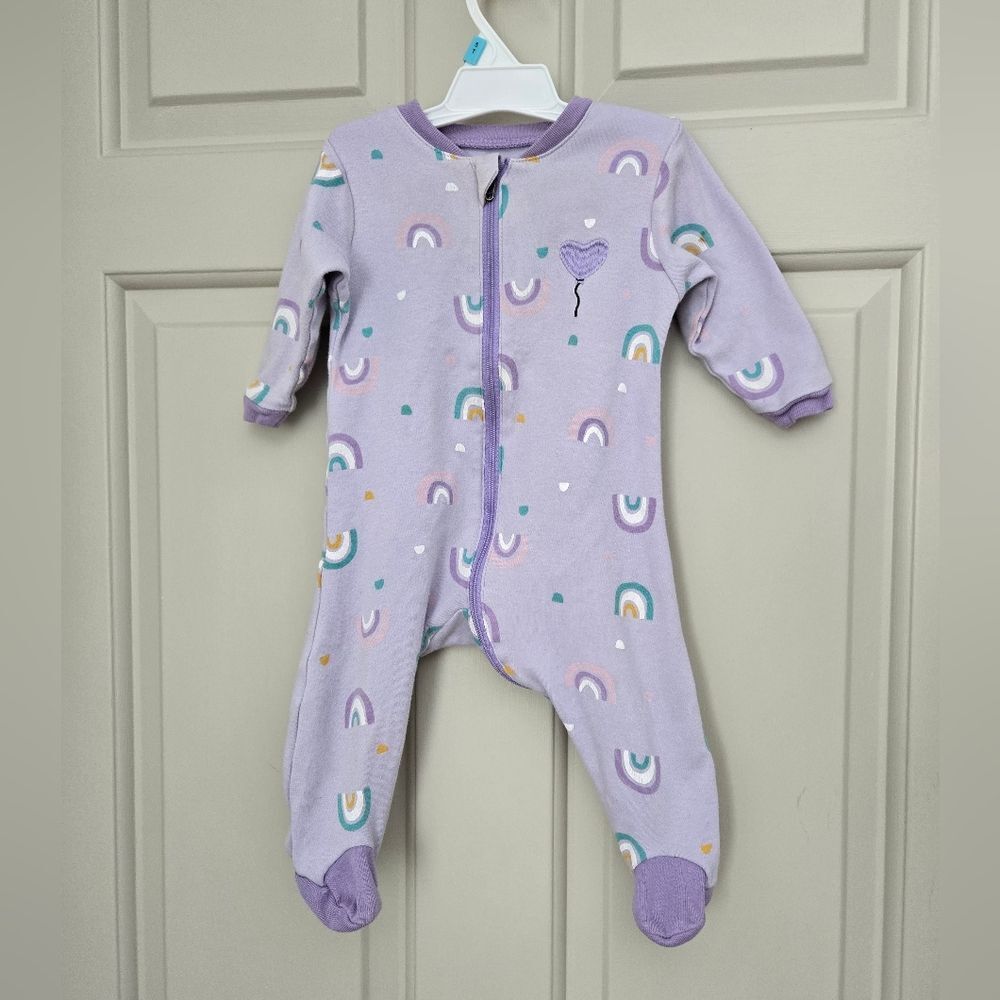 Tuffy 2 Way Zipper Purple 3 Months